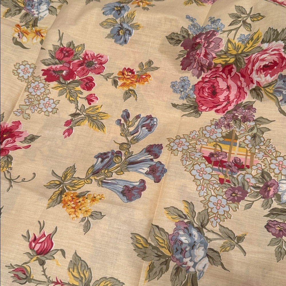 Full size Floral Futon Cover/ Vintage